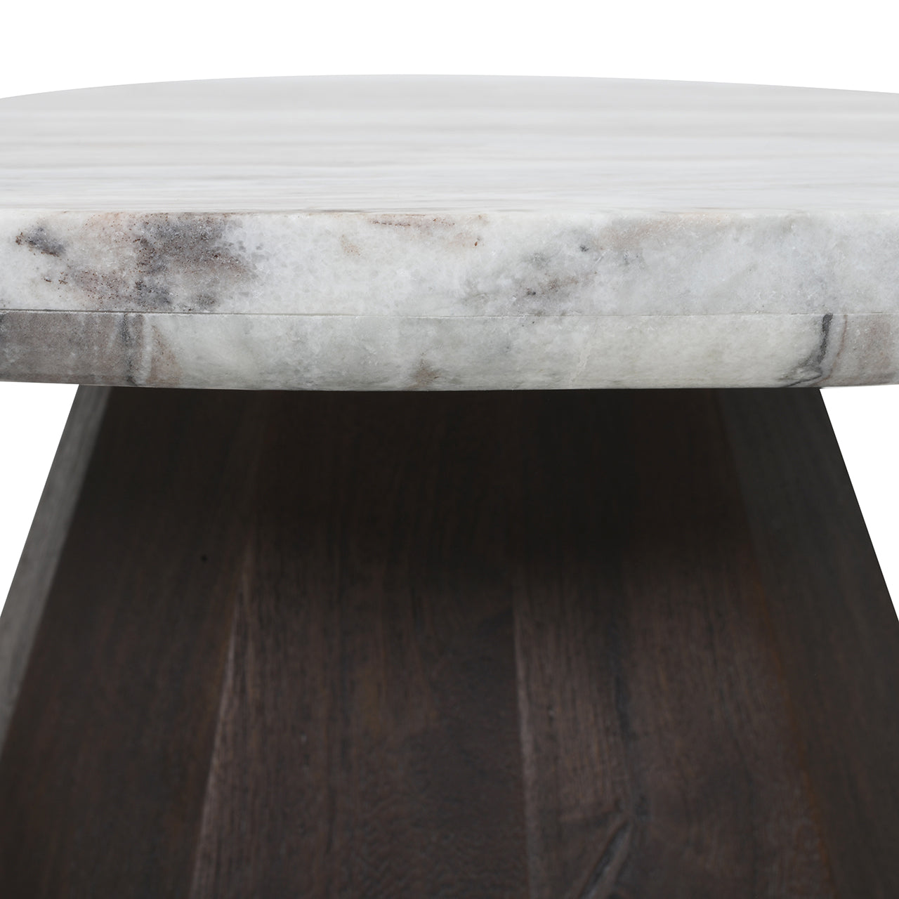 Richmond Interiors Couchtisch Oberoy – Ø80 cm (Brown) Couchtisch rund Richmond Interiors