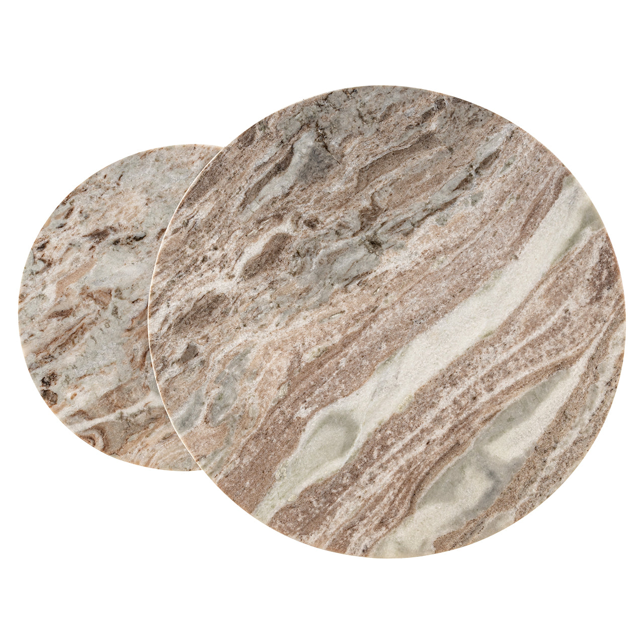 Richmond Interiors Beistelltisch Fairfax – 2er-Set (Stone) 2er-Set Beistelltische Richmond Interiors