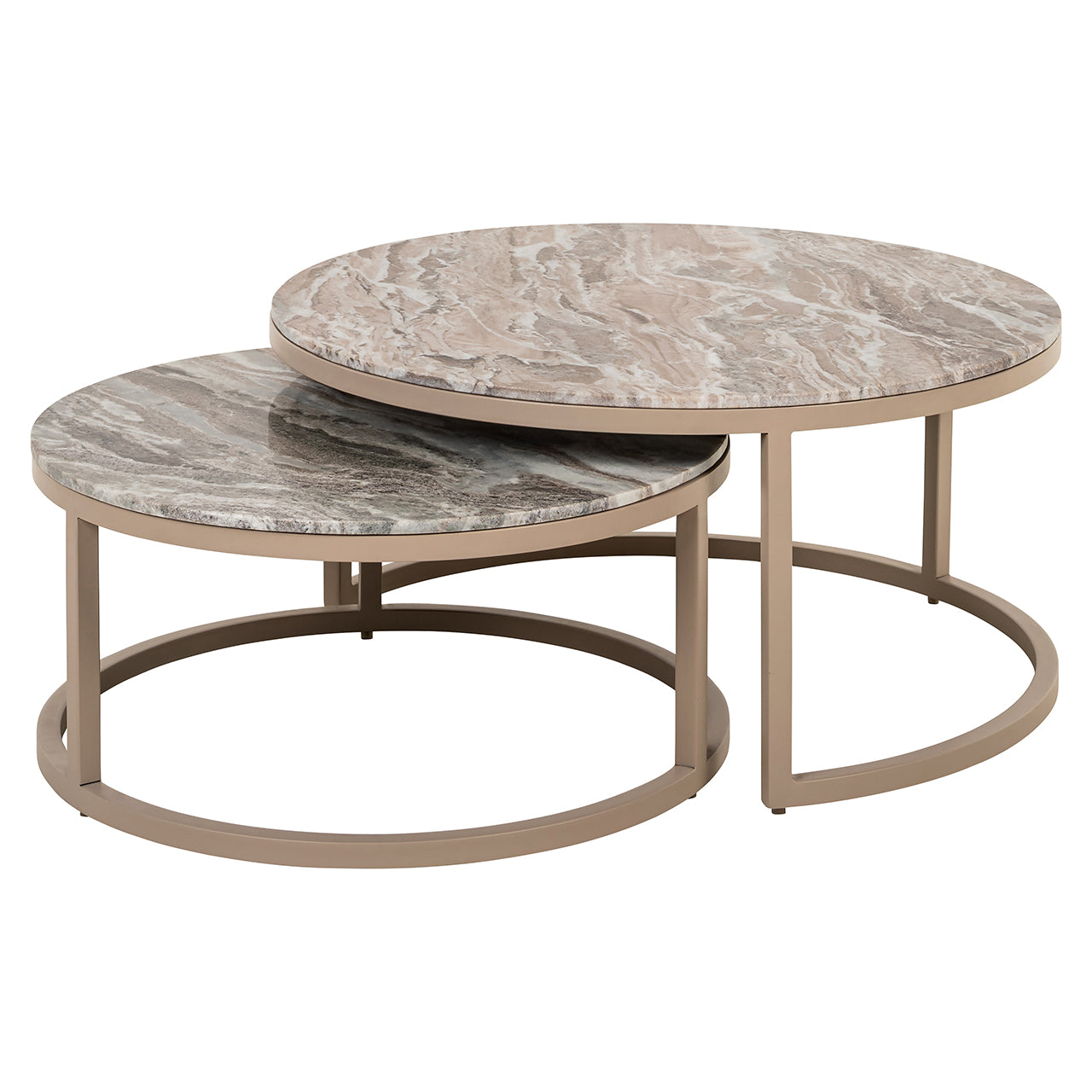 Richmond Interiors Couchtisch Fairfax – 2er-Set (Stone) 2er-Set Couchtisch Richmond Interiors
