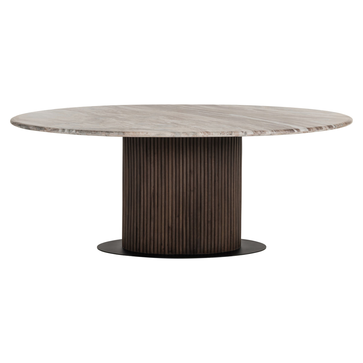 Richmond Interiors Esstisch Rashford Blush beige oval 200 Richmond Interiors