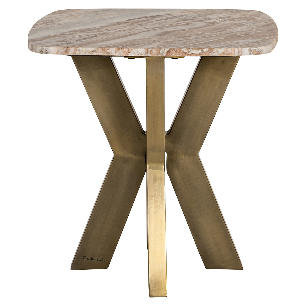 Richmond Interiors Beistelltisch Bottega – White Beistelltisch eckig Richmond Interiors