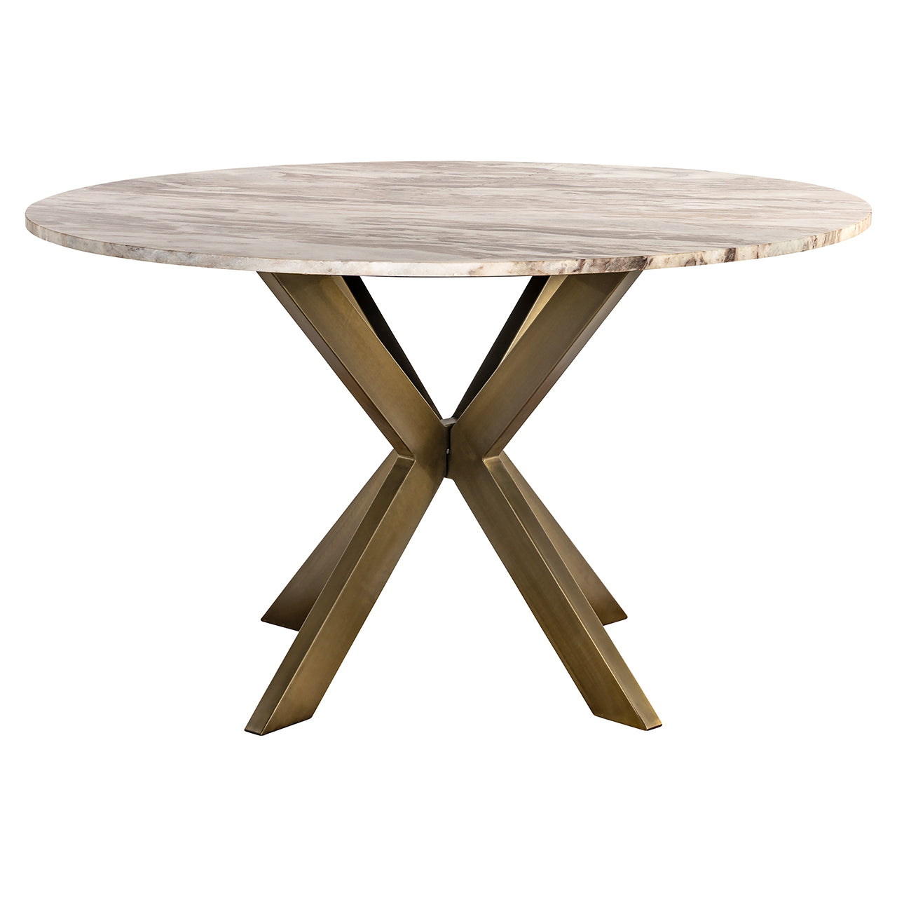 Richmond Interiors Esstisch Bottega – Ø140 cm (White) Esstisch rund Richmond Interiors