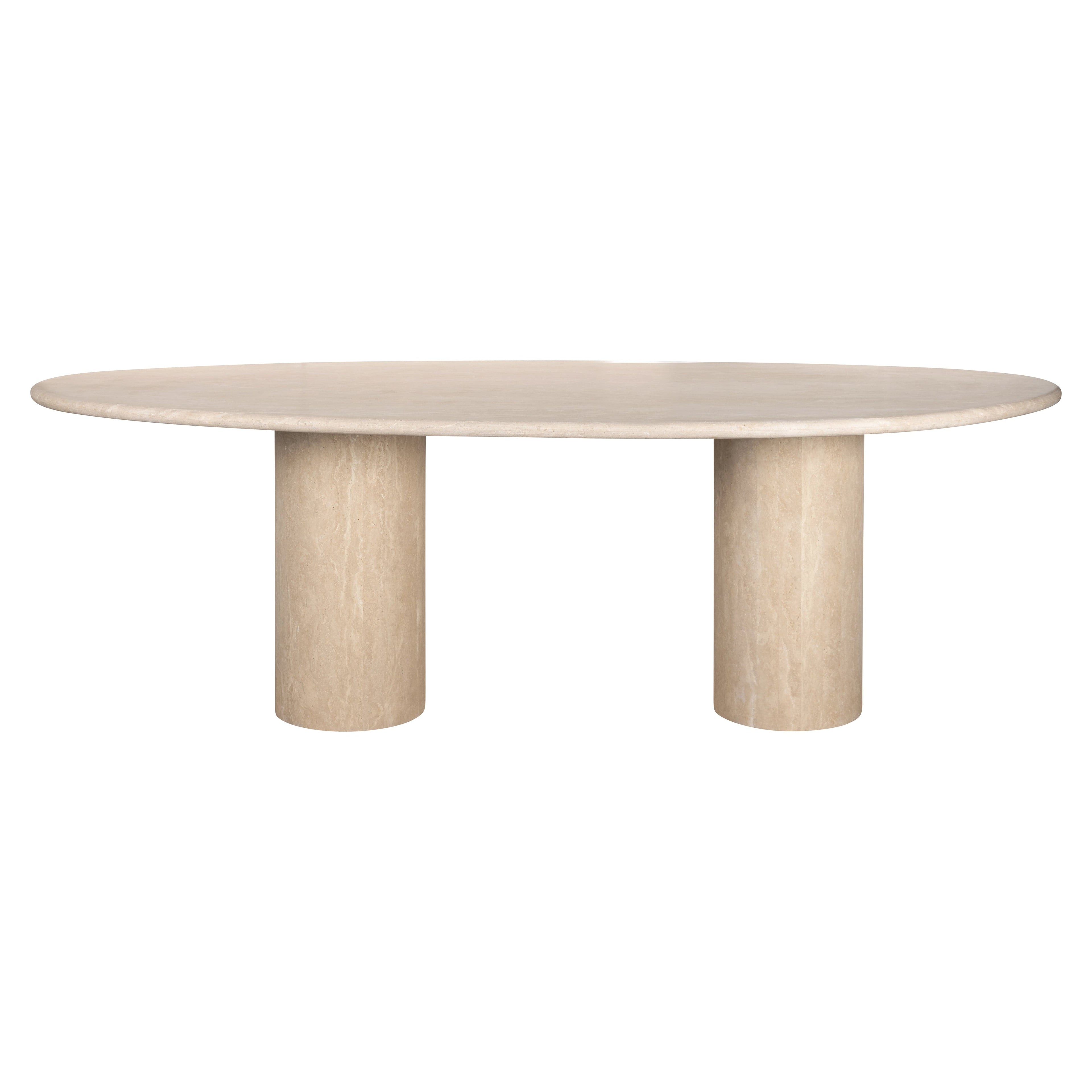 Alexander Jones Esstisch Italienischer Travertin Renaissance Bio Esstisch oval Alexander Jones