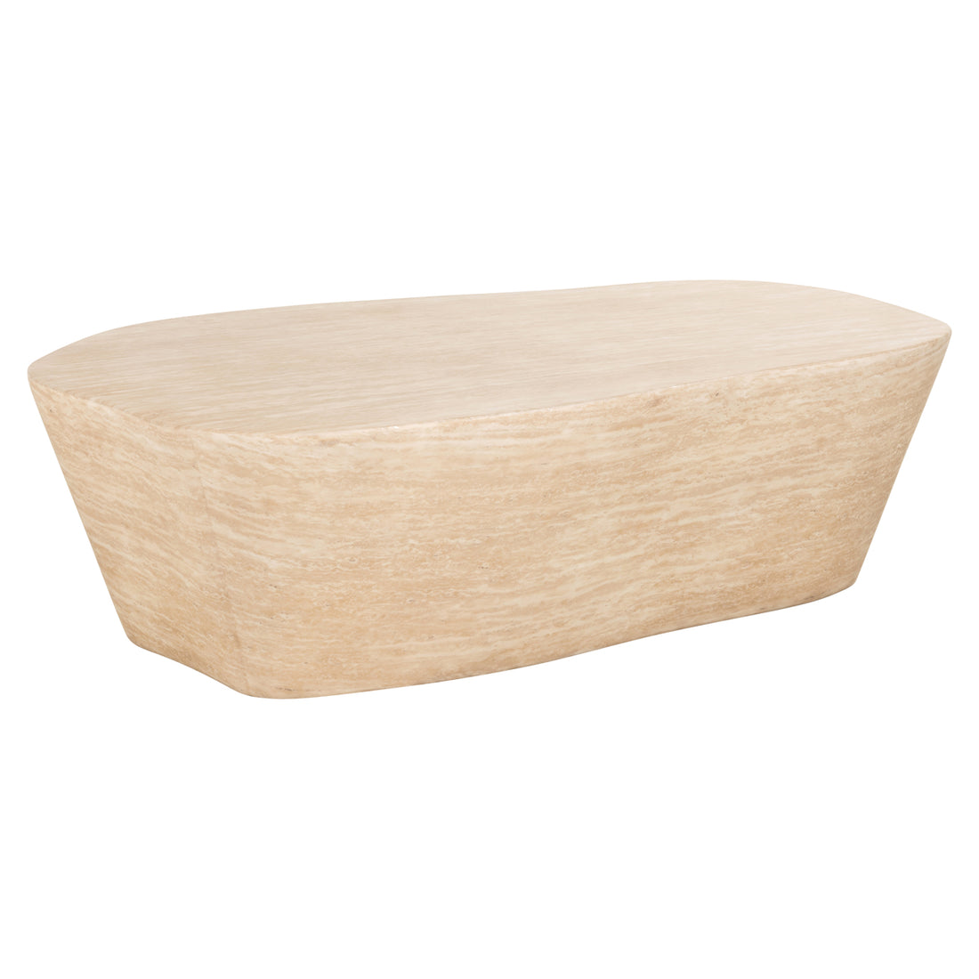 Richmond Interiors Couchtisch Fictus beige 125 Couchtisch Richmond Interiors