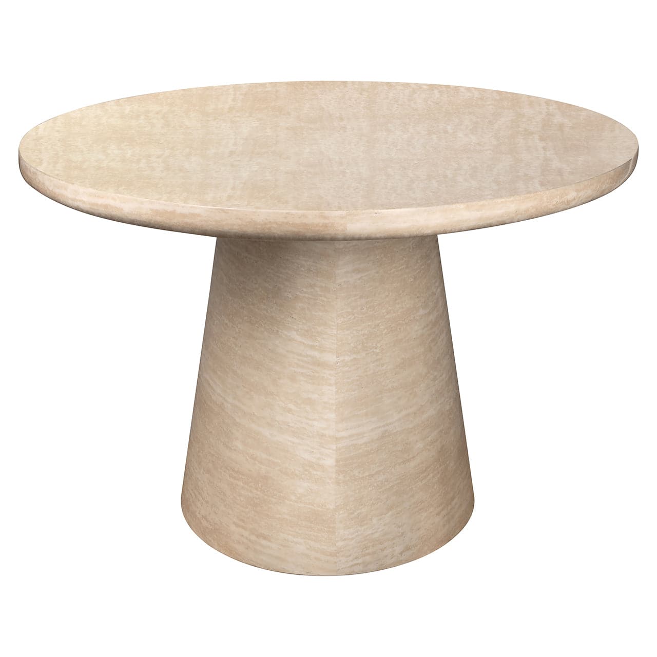 Richmond Interiors Esstisch Fictus Travertin faux (Beige) Esstisch oval Richmond Interiors