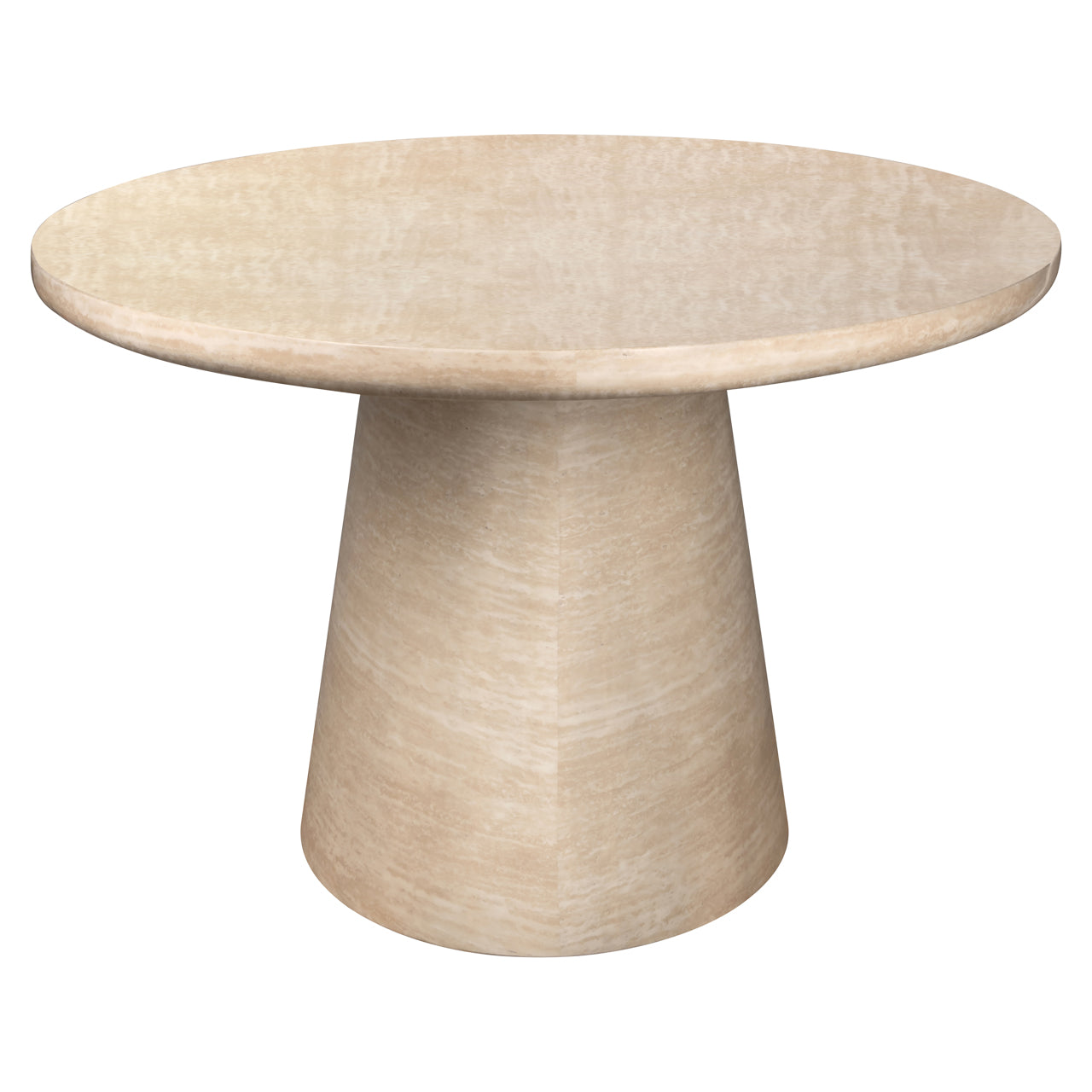 Richmond Interiors Dining Table Fictus Travertin faux (Beige)