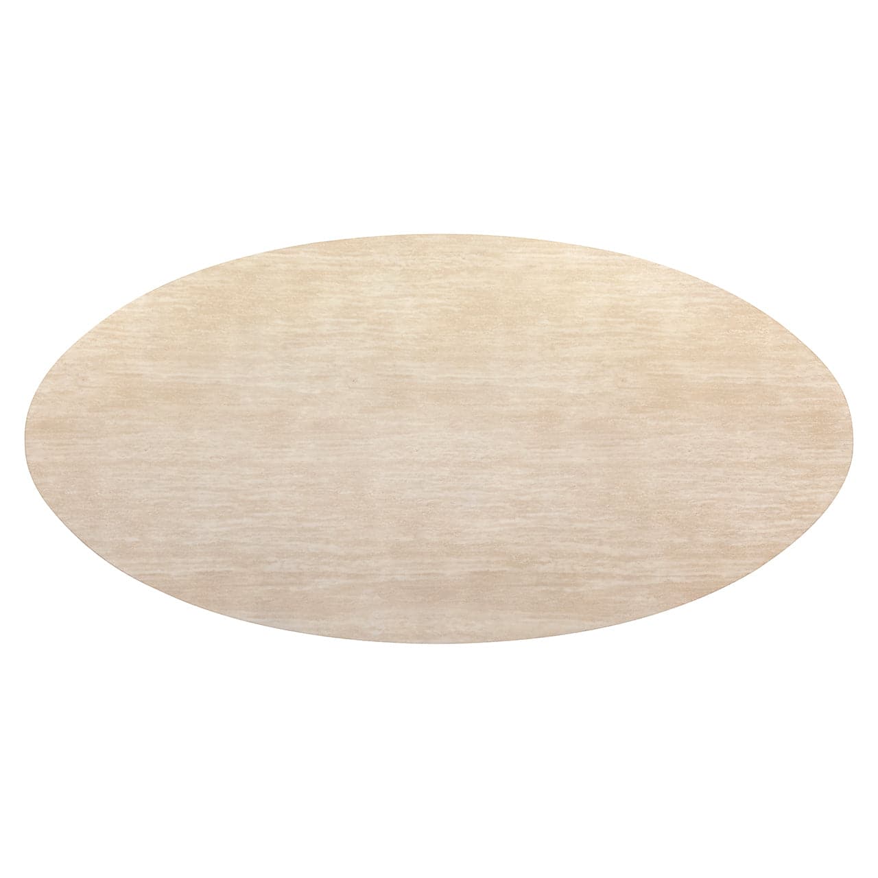Richmond Interiors Esstisch Fictus Travertin faux (Beige) Esstisch oval Richmond Interiors