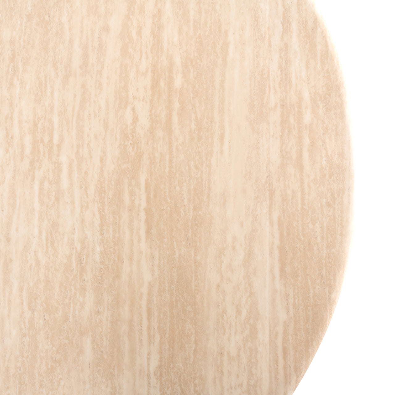 Richmond Interiors dining table Fictus 140Ø faux travertine