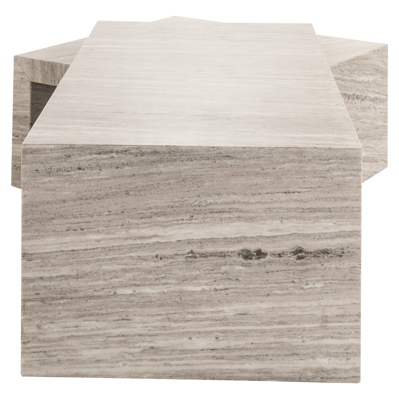 Zestaw 2 stolików kawowych Richmond Interiors Novaz (biały)