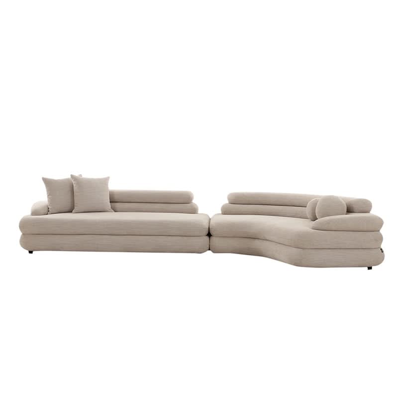 Pole to Pole Sofa Cairo 6-Sitzer Beige 6-Sitzer Sofa Pole to Pole