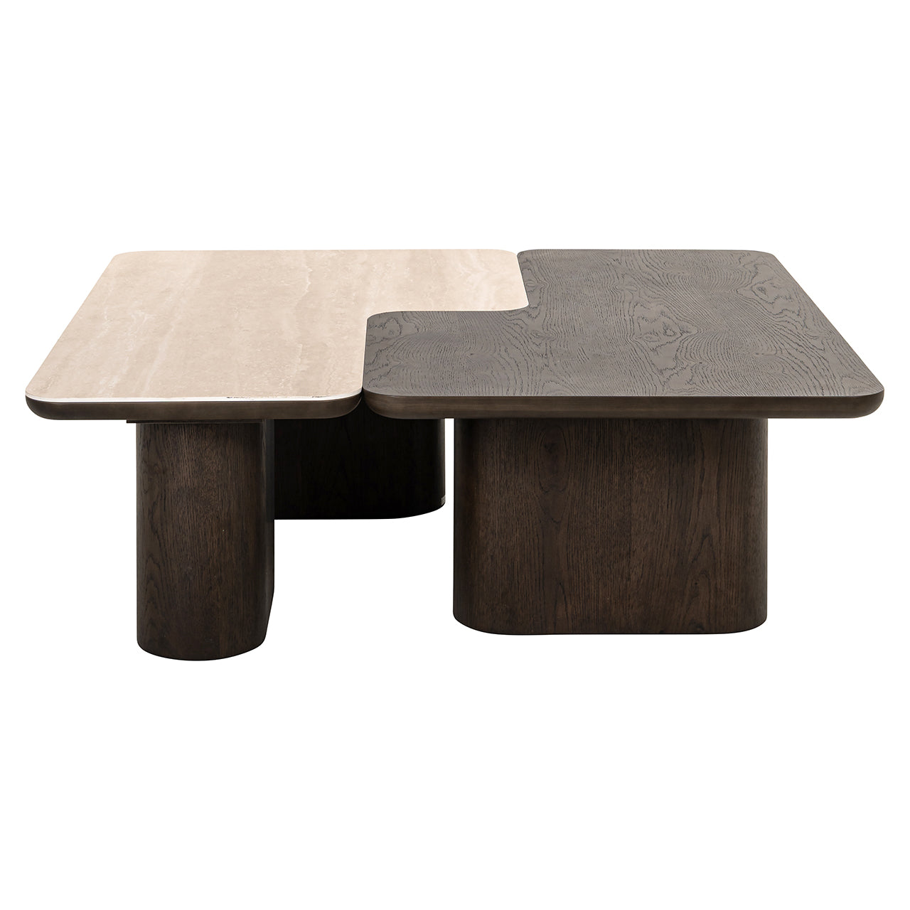 Richmond Interiors Couchtisch Nando – 2er-Set (Brown) 2er-Set Couchtisch Richmond Interiors