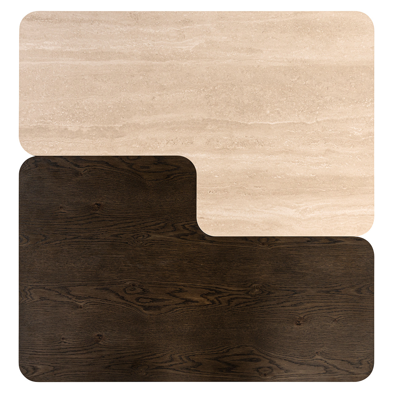 Richmond Interiors Couchtisch Nando – 2er-Set (Brown) 2er-Set Couchtisch Richmond Interiors