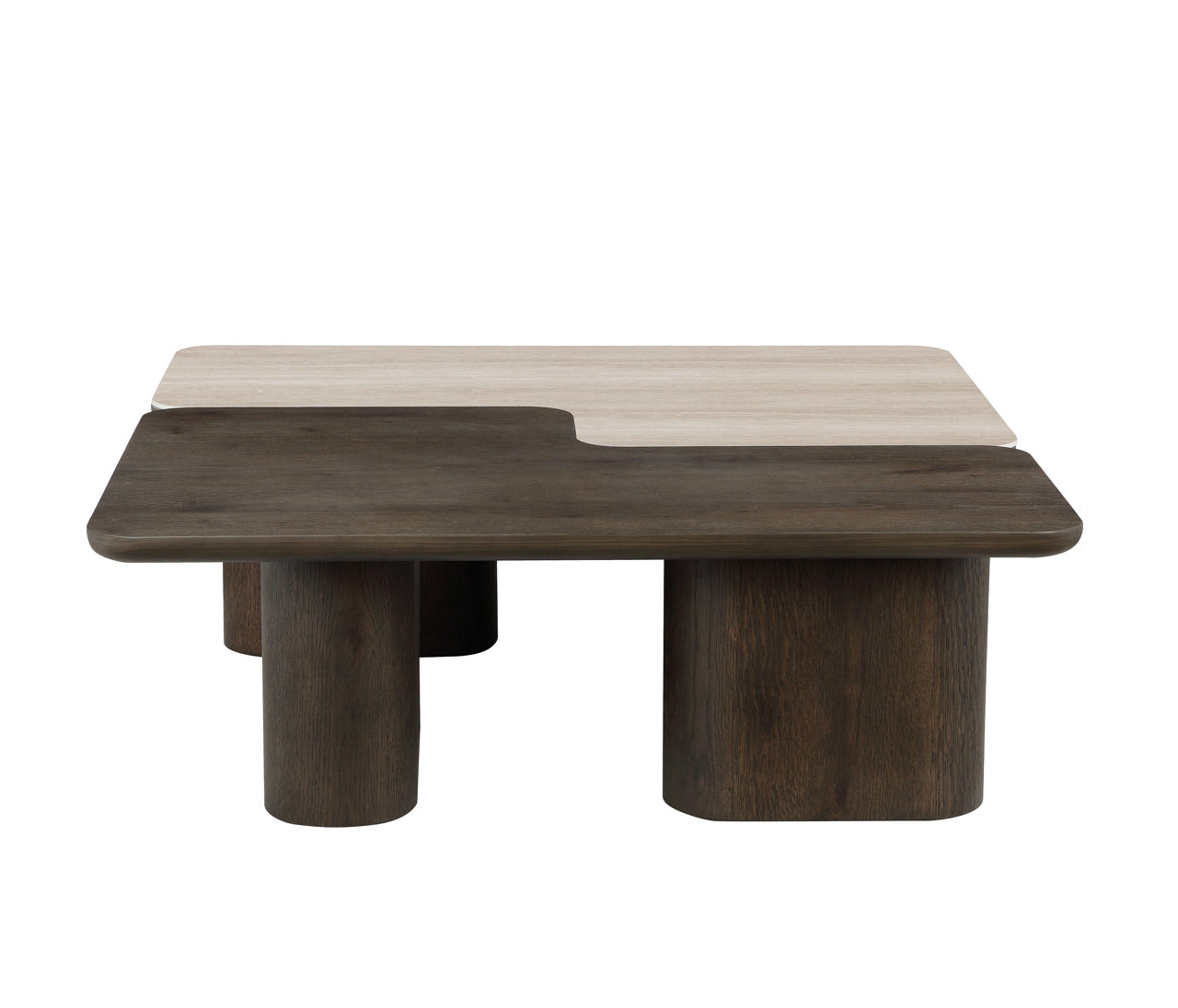 Richmond Interiors Couchtisch Nando brown (Set of 2) Couchtisch Richmond Interiors