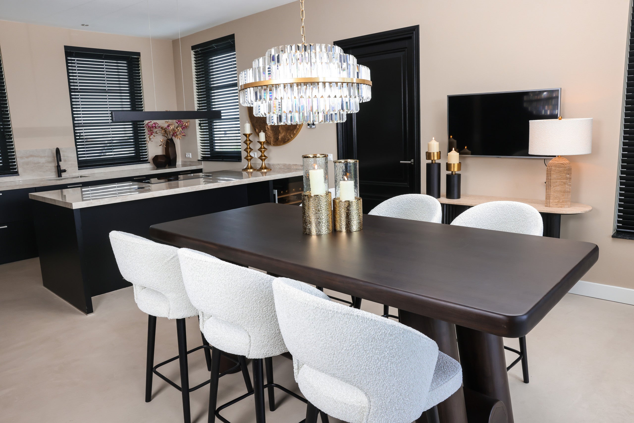 Richmond Interiors Thekentisch Menara brown 218 Thekentisch Richmond Interiors
