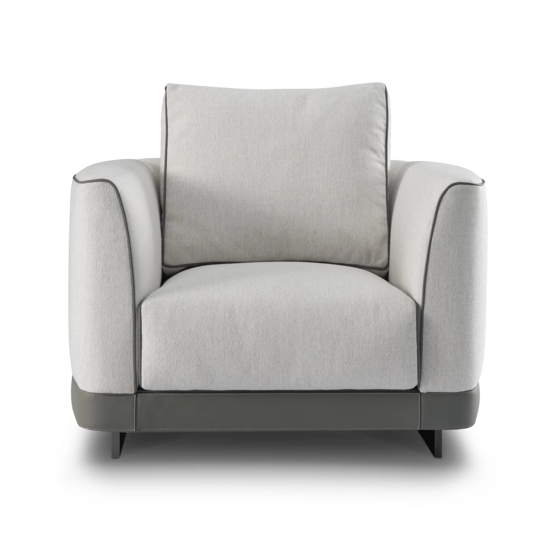 The Grand GREGORIO Sessel – Greige | Taupe Grau Polstersessel The Grand Collection