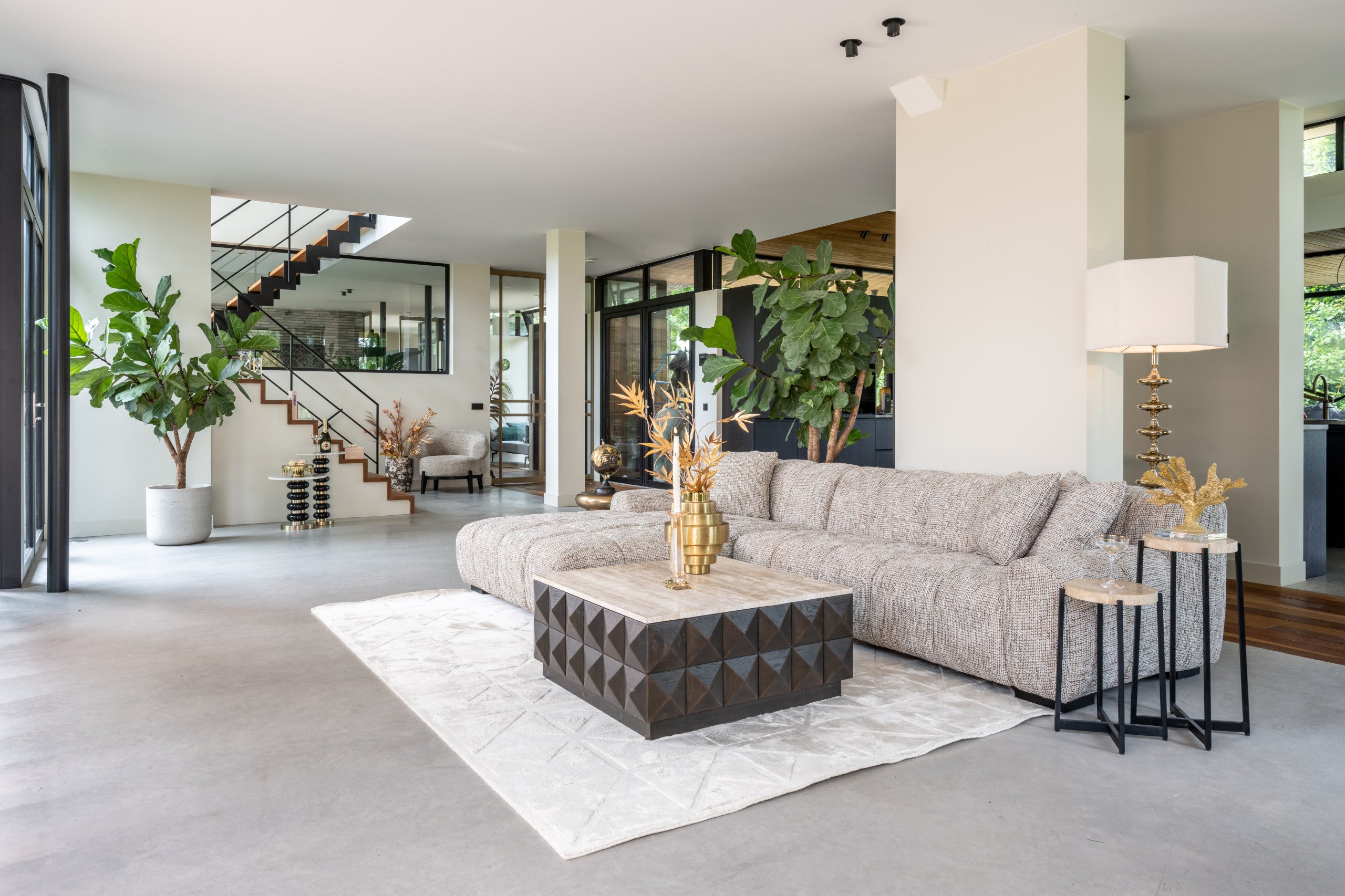 Richmond Interiors Couchtisch Claremont brown Couchtisch Richmond Interiors
