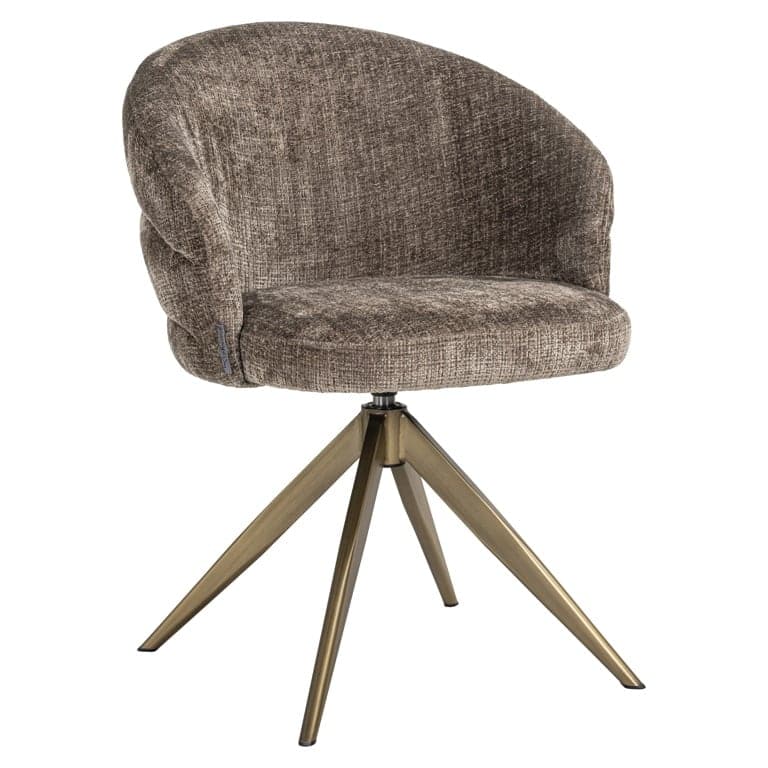 Richmond Interiors Drehstuhl Zendaya stone chenille Drehstuhl Richmond Interiors