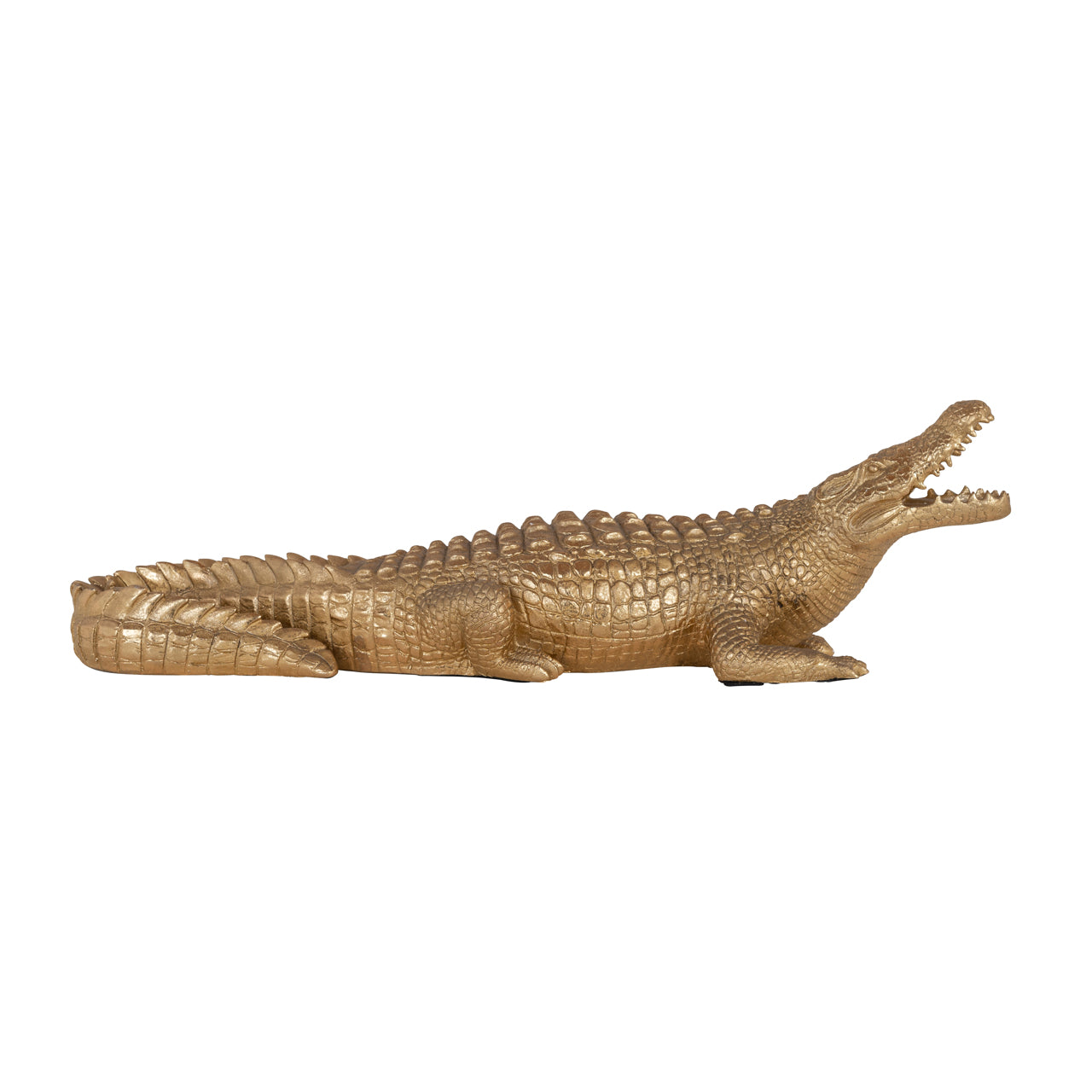 Richmond Interiors Dekoratives Objekt Crocodile gold Dekoratives Objekt Richmond Interiors