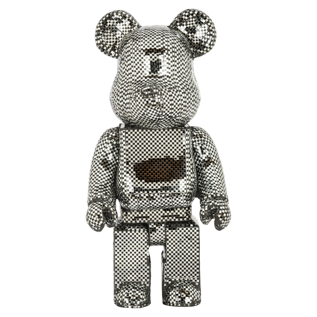 Richmond Interiors Dekoratives Objekt Bear silver small