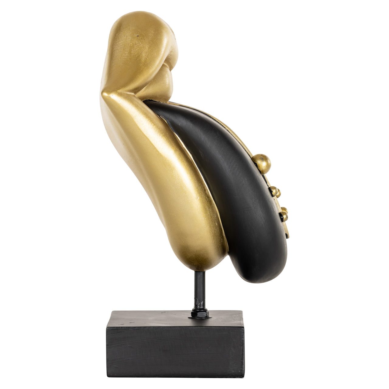 Richmond Interiors Dekoratives Objekt Tongue black/gold