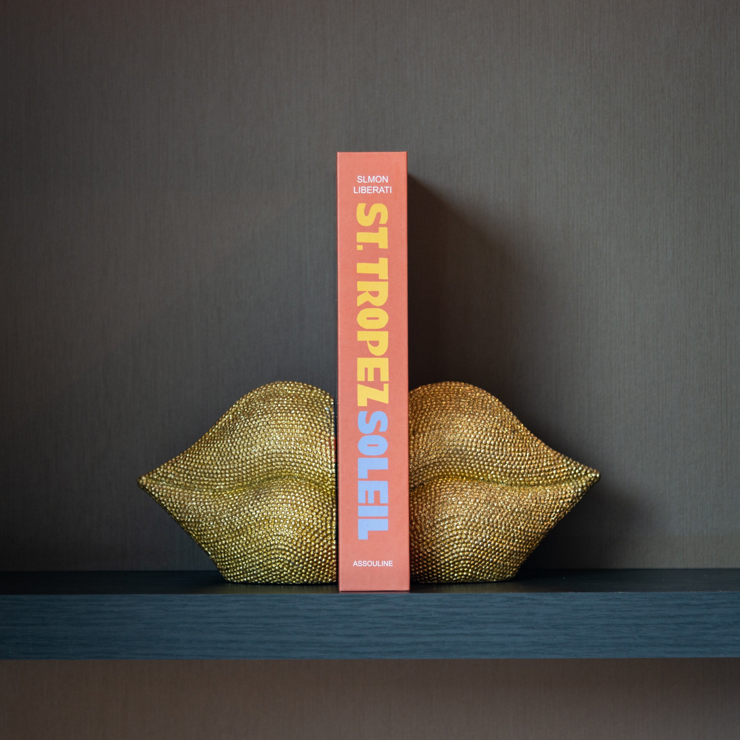 Richmond Interiors Buchständer Kiss gold gold