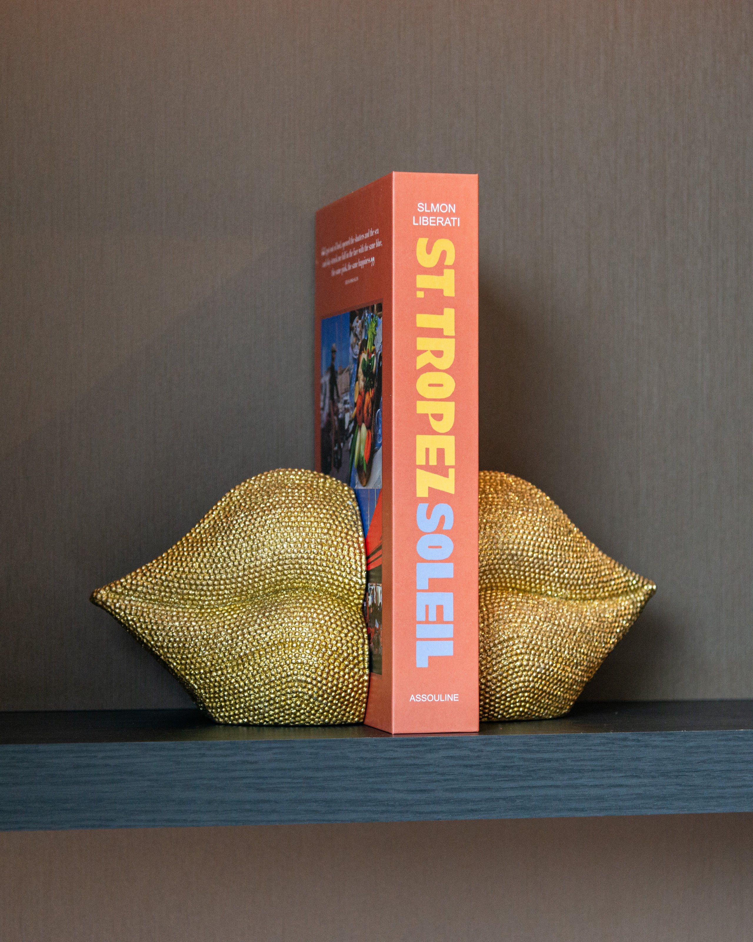 Richmond Interiors Buchständer Kiss gold gold