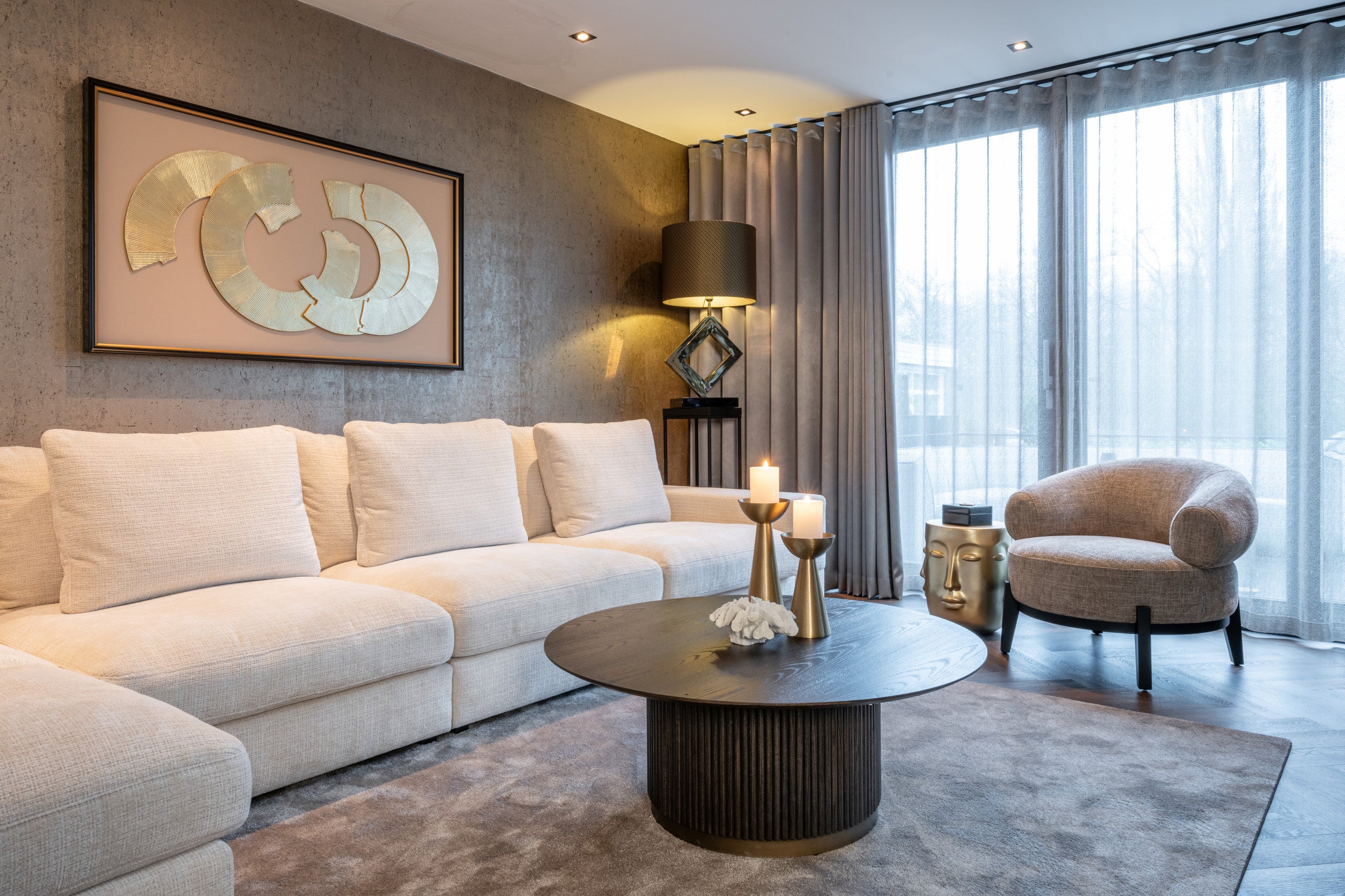 Richmond Interiors Wandkunst Eden black/gold Wandkunst Richmond Interiors