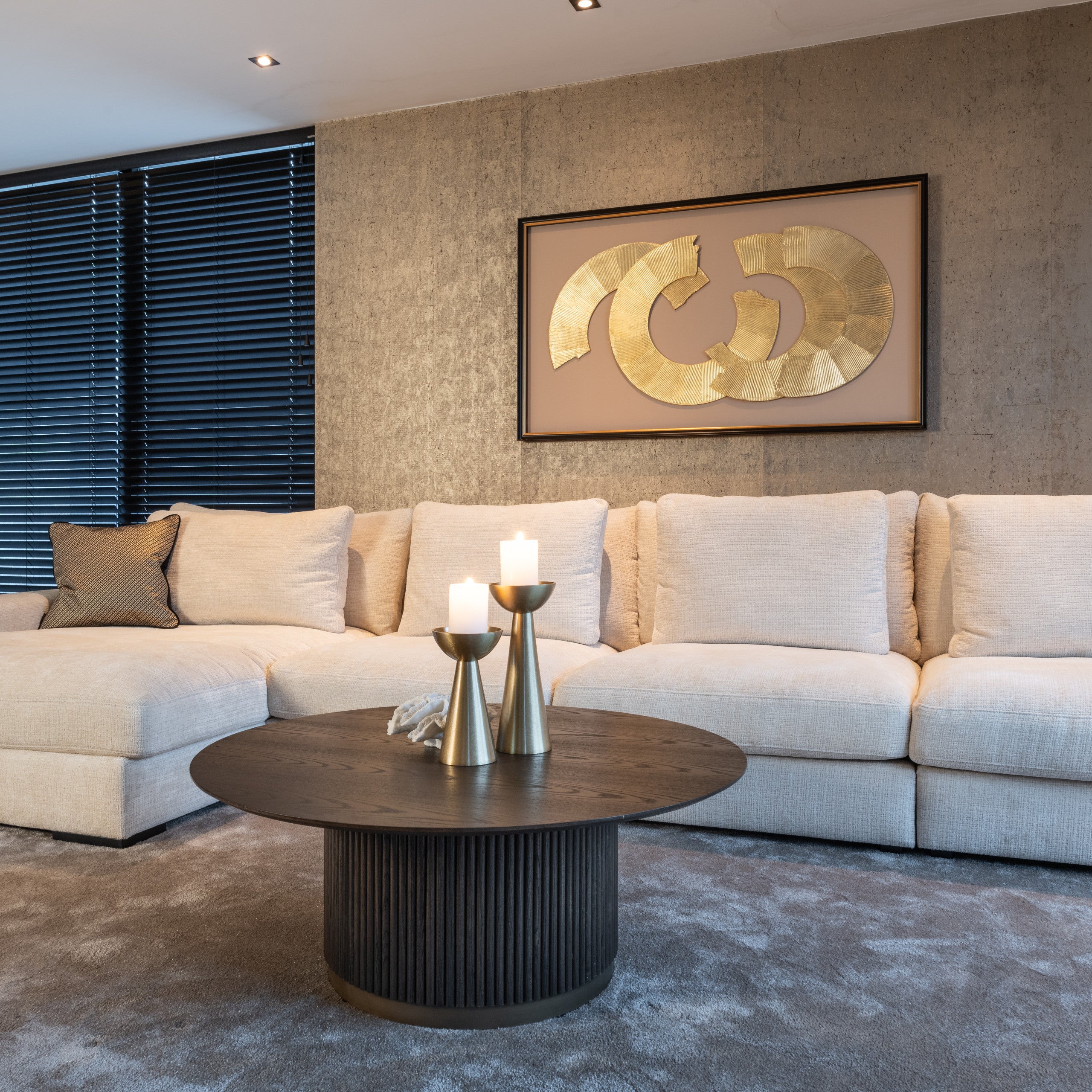 Richmond Interiors Wandkunst Eden black/gold Wandkunst Richmond Interiors