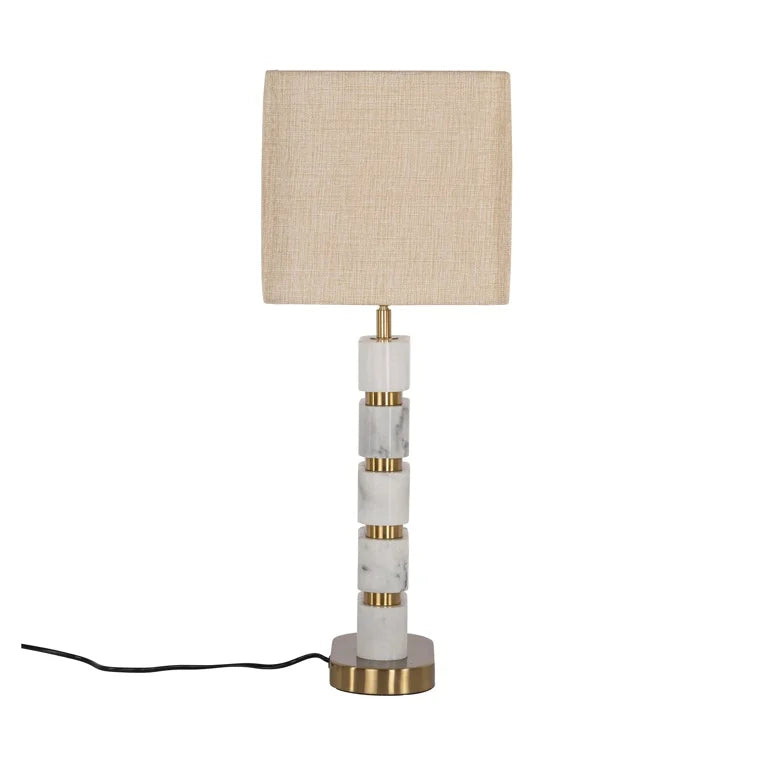 Richmond Interiors Tischlampe Lenore inkl. Lampenschirm (Gold) Tischlampe Richmond Interiors