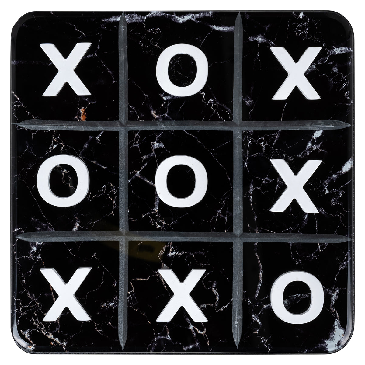 Richmond Interiors Dekoratives Spiel Trixi black/white Tic-Tac-Toe Richmond Interiors