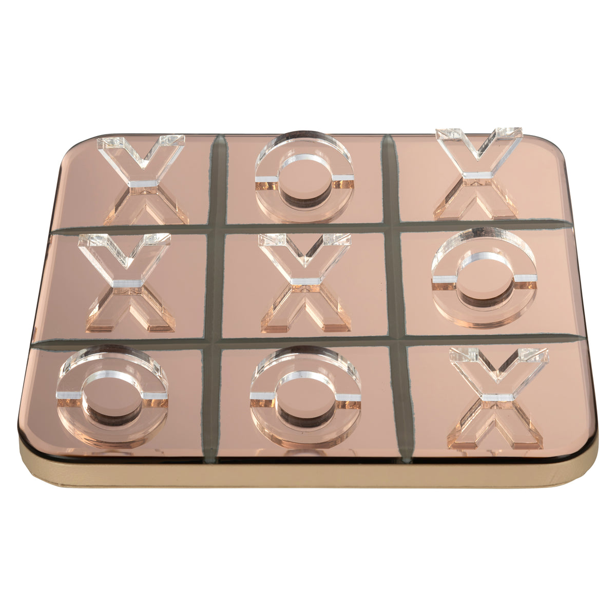 Richmond Interiors Dekoratives Spiel Caylin gold Tic-Tac-Toe Richmond Interiors