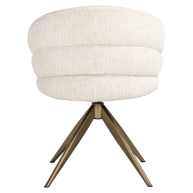 Richmond Interiors Drehstuhl Zendaya beige chenille Drehstuhl Richmond Interiors