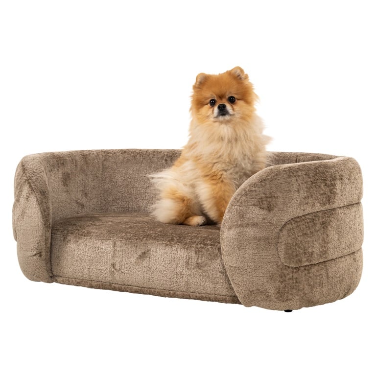 Richmond Interiors Haustierbett Bingo taupe chenille (Bergen 104 taupe chenille) Haustierbett Richmond Interiors