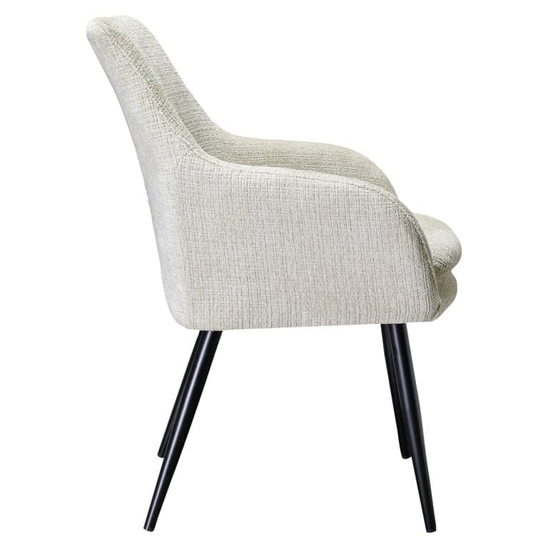 Richmond Interiors - 2er-Set Esszimmerstuhl Chrissy beige chenille (Niagara 902 beige) Esszimmerstuhl Richmond Interiors