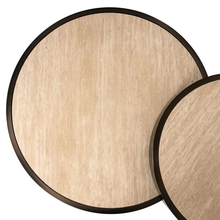 Richmond Interiors Couchtisch Ronson – 2er-Set (Beige) 2er-Set Couchtisch Richmond Interiors