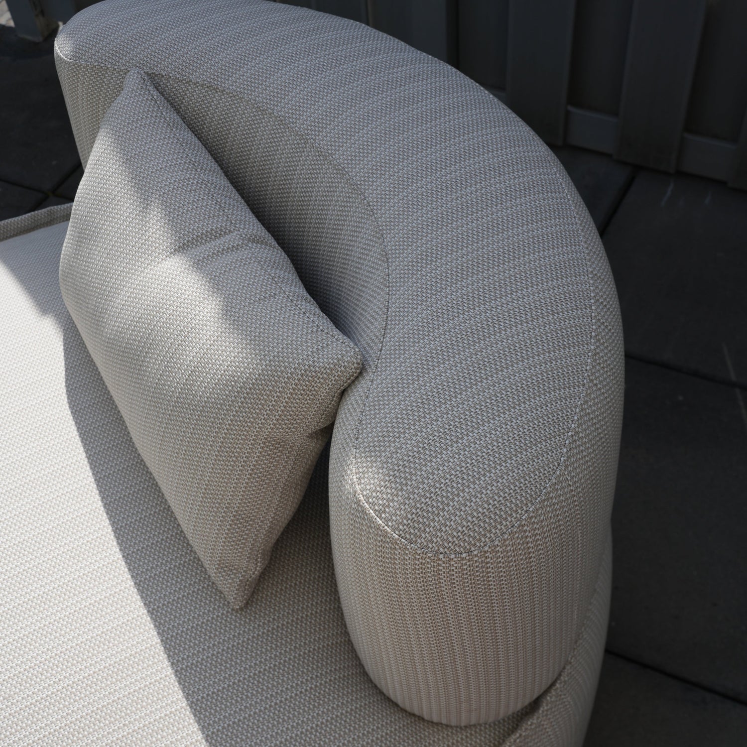 Richmond Interiors Outdoor Drehstuhl Nammos beige (22080 Beige) Outdoor Drehstuhl Richmond Interiors