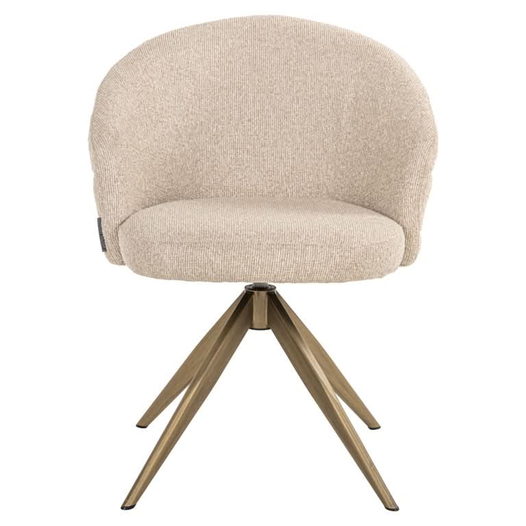 Richmond Interiors Drehstuhl Zendaya – Biscotti (Flammhemmend) Esszimmerstuhl Richmond Interiors