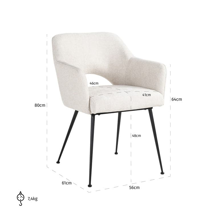 Richmond Interiors Stuhl Jenthe nature giulia fire retardant Esszimmerstuhl Richmond Interiors