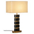 Richmond Interiors Tischlampe Levina inkl. Lampenschirm (Black/gold) Tischlampe Richmond Interiors