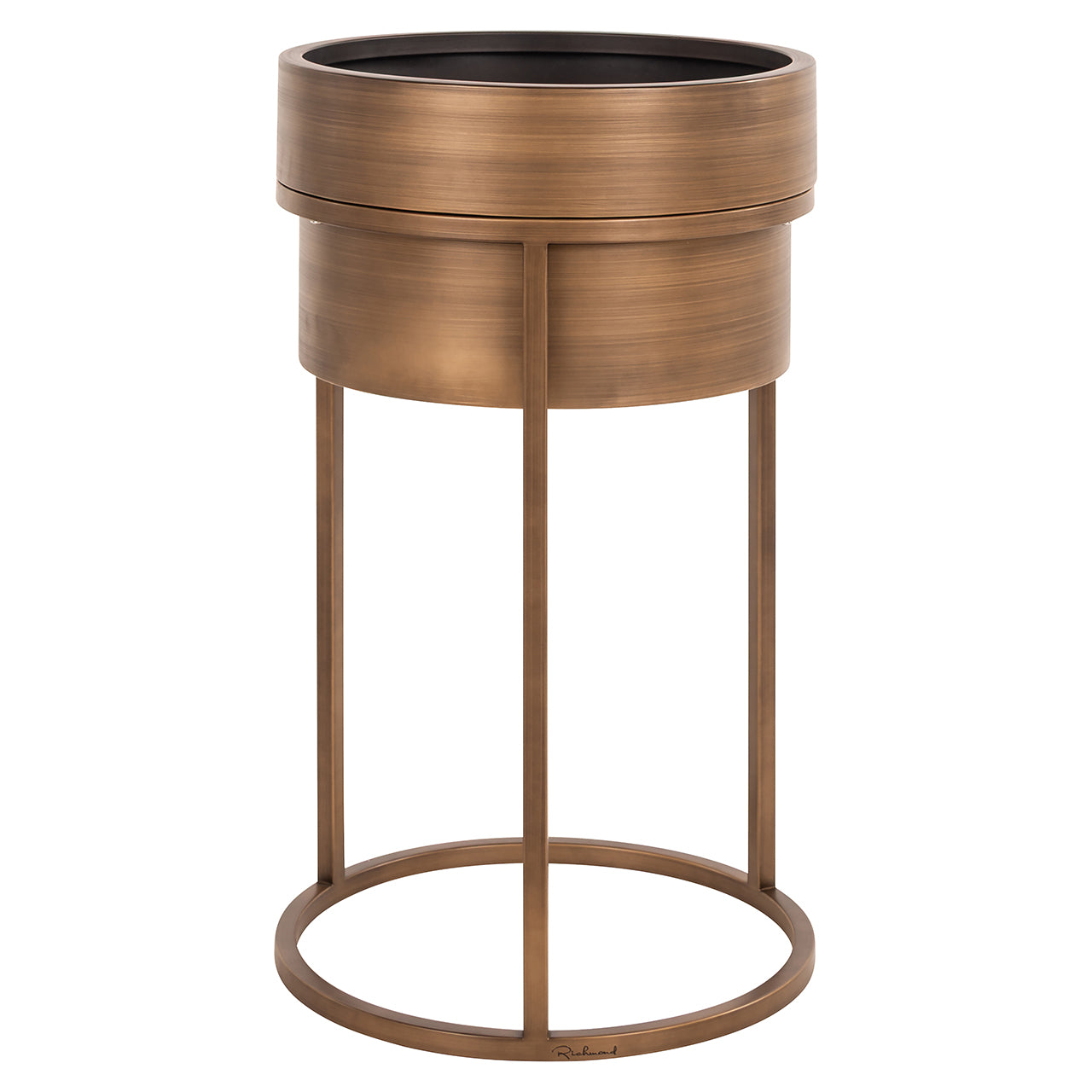 Richmond Interiors Blumentopf Chadd – Brushed Gold Pflanzenkübel Richmond Interiors