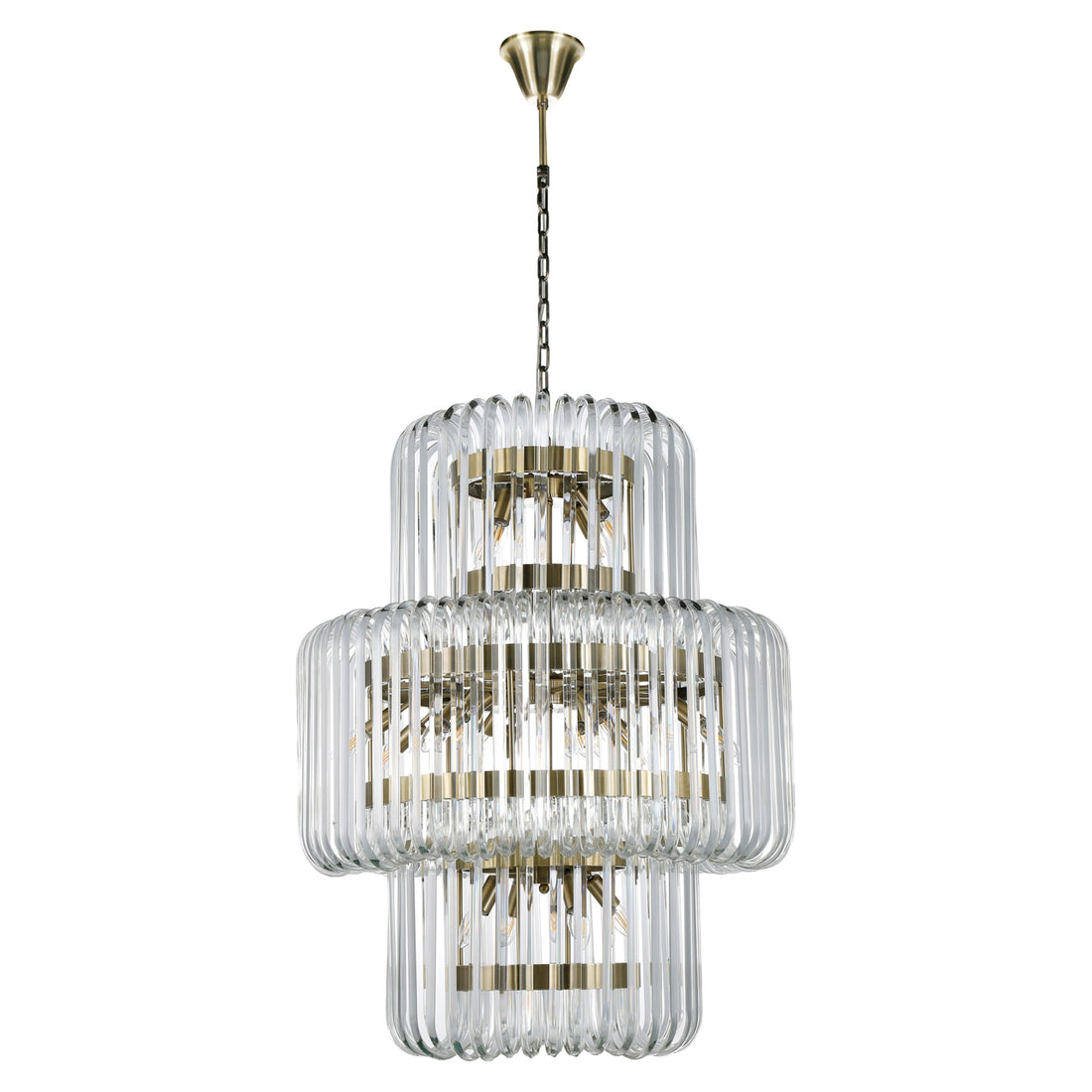 Richmond Interiors Pendelleuchte Chenna clear transparent Pendelleuchte Richmond Interiors