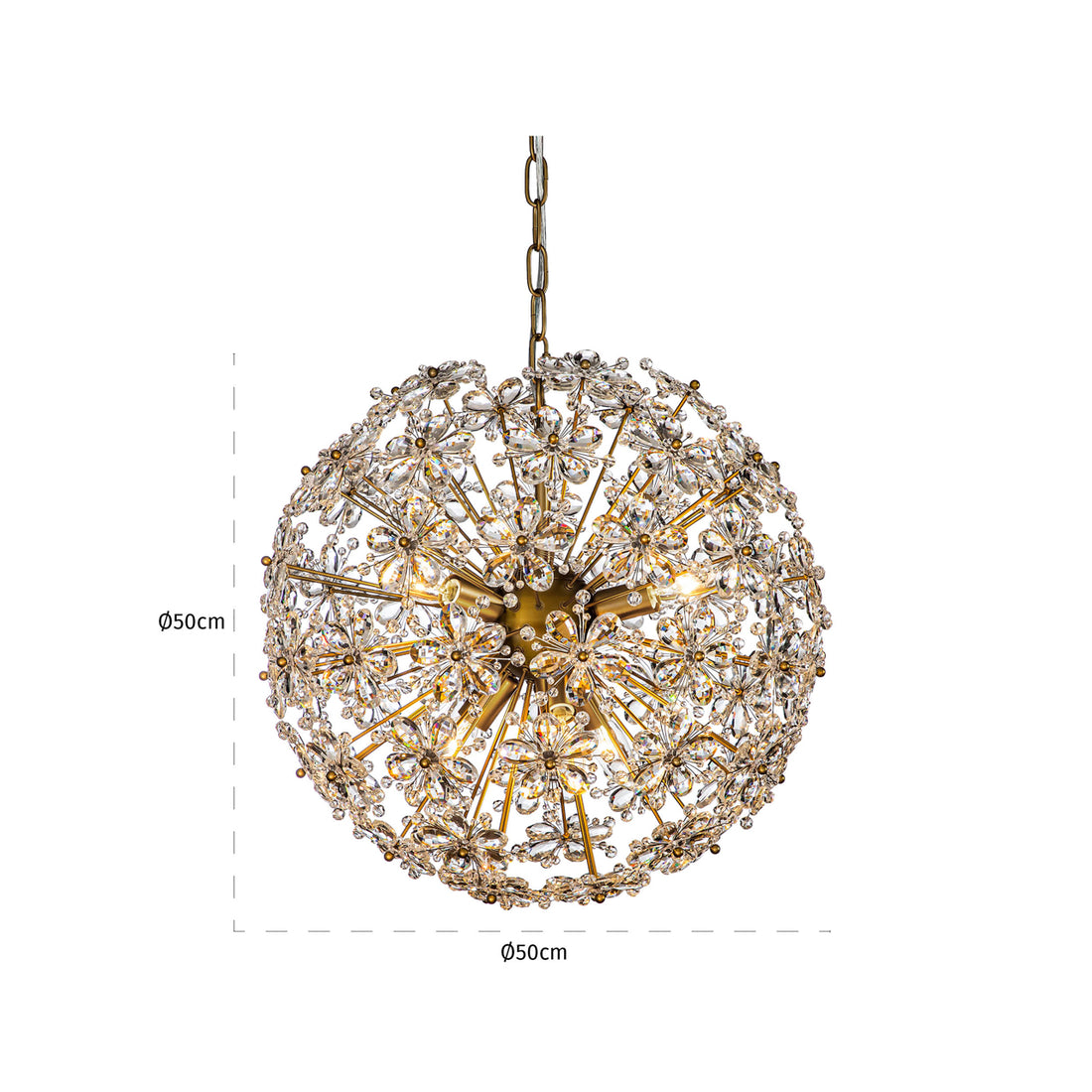 Richmond Interiors Cyntha hanging lamp (bronze)