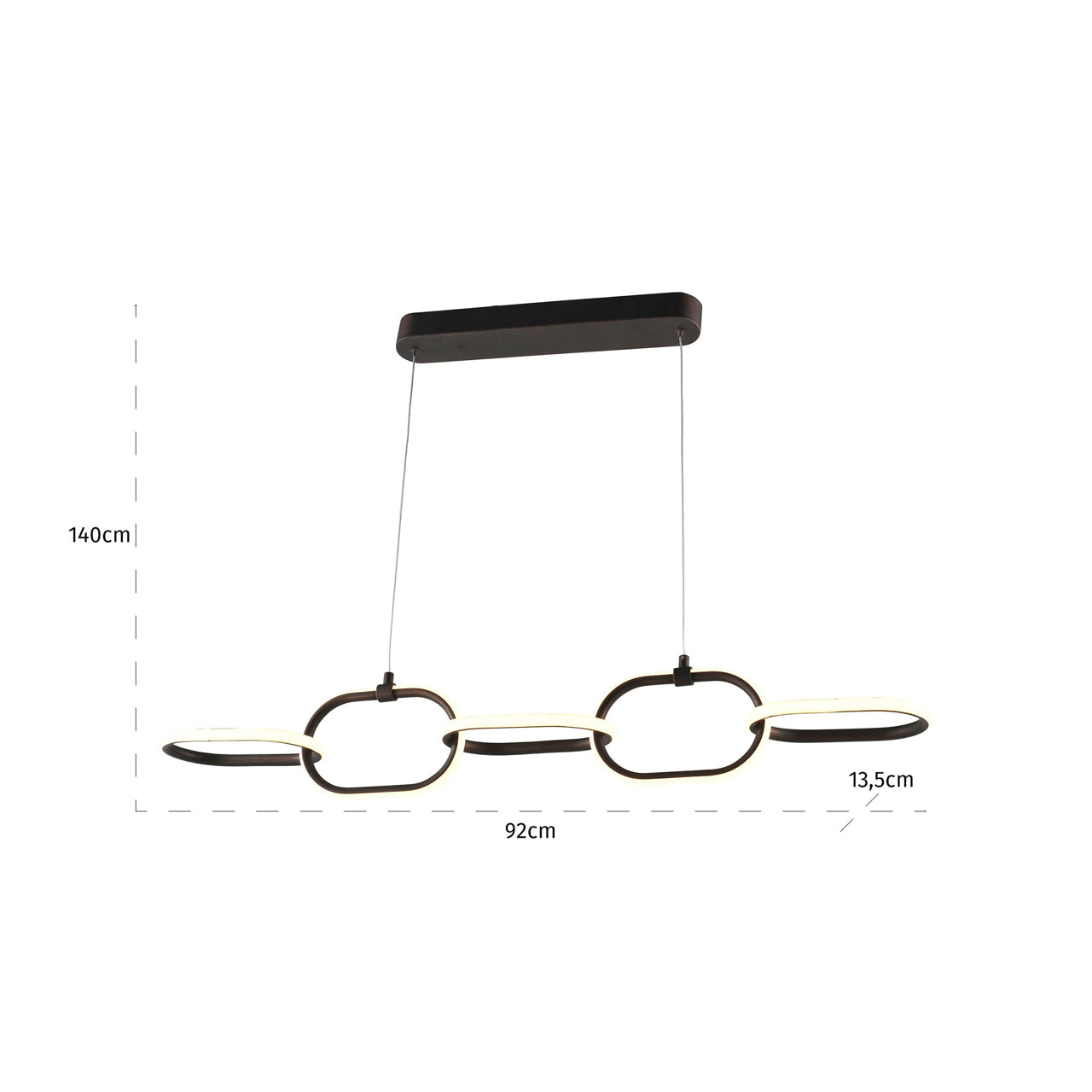 Richmond Interiors Pendelleuchte Layn bronze Pendelleuchte Richmond Interiors
