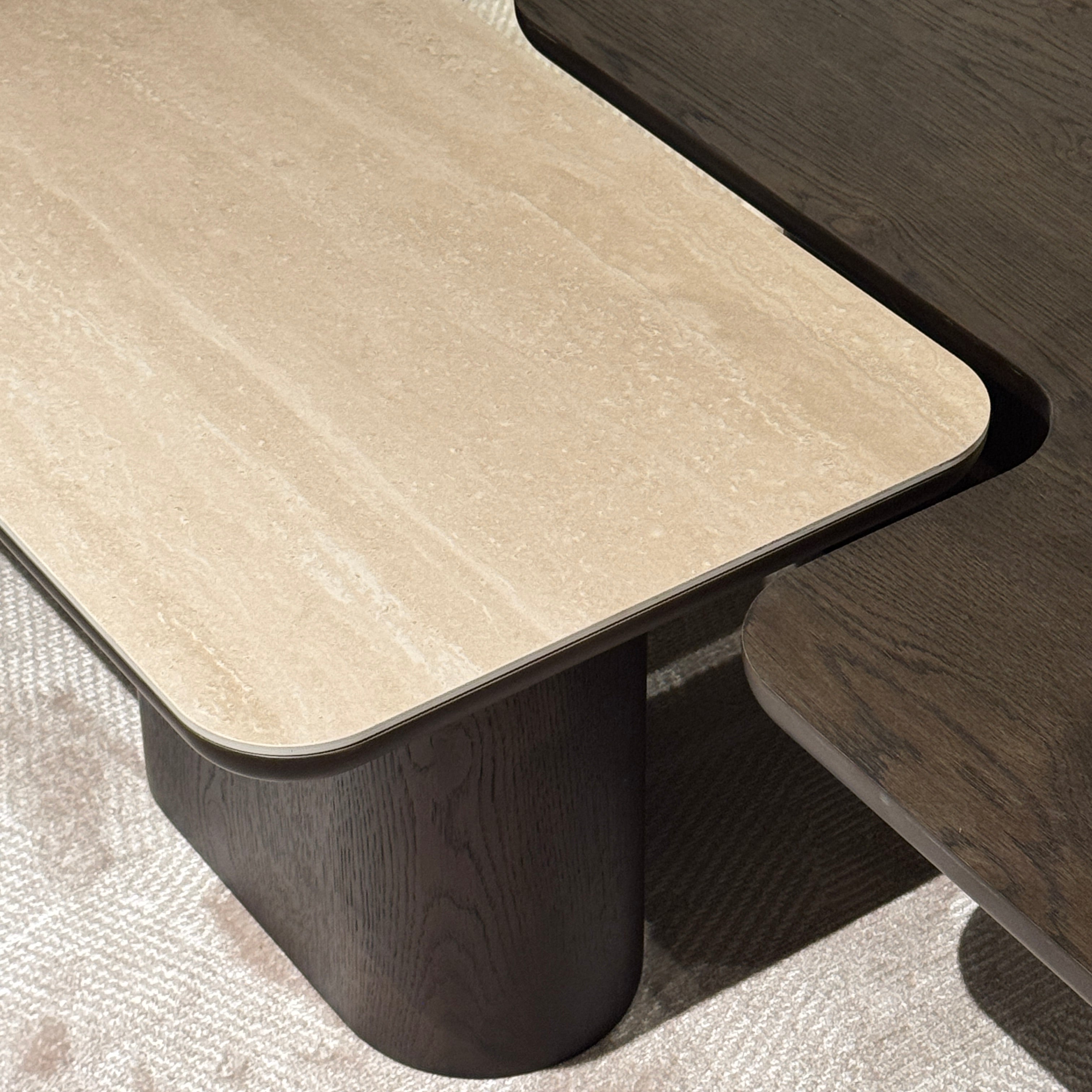 Richmond Interiors Couchtisch Nando – 2er-Set (Brown) 2er-Set Couchtisch Richmond Interiors