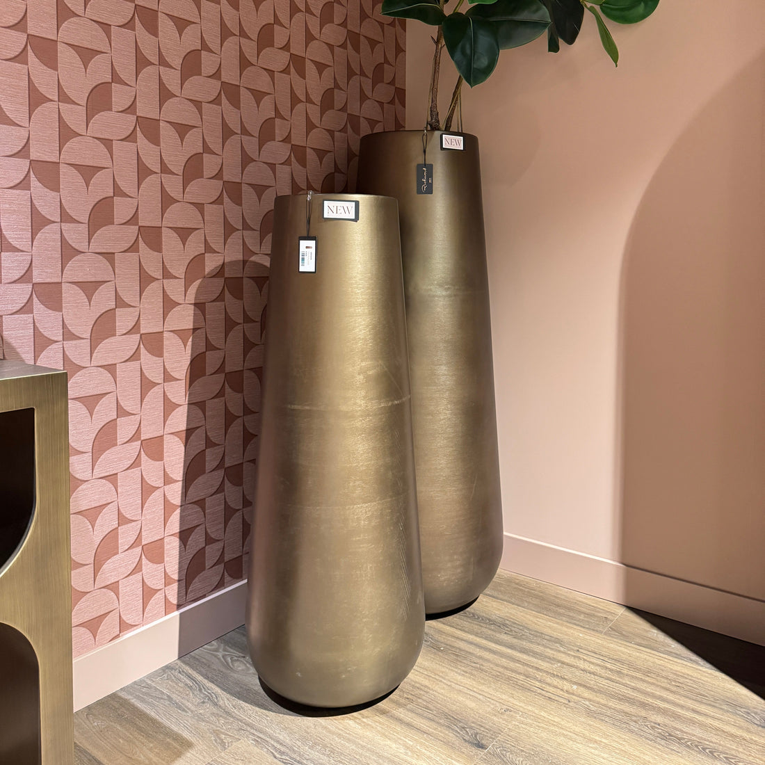Richmond Interiors Vase Kenza – groß (Brass Antique) Vase Richmond Interiors