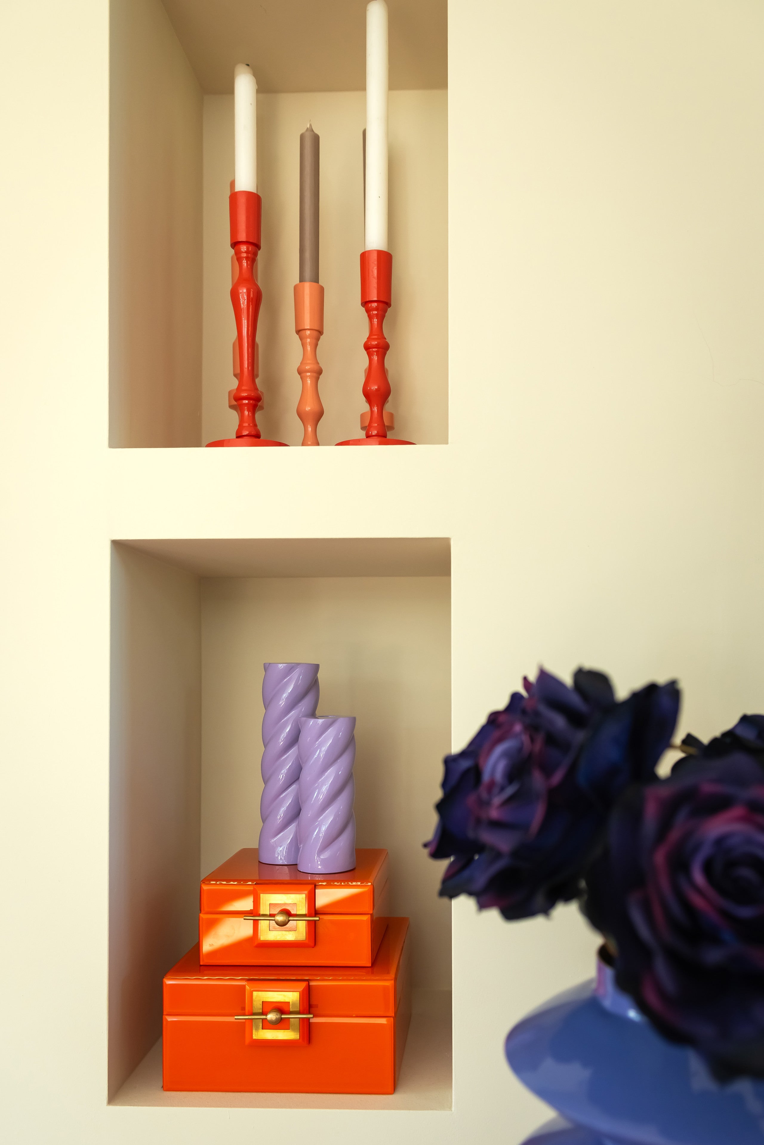 Richmond Interiors Aufbewahrungsbox Bodine orange small Aufbewahrungsbox Richmond Interiors