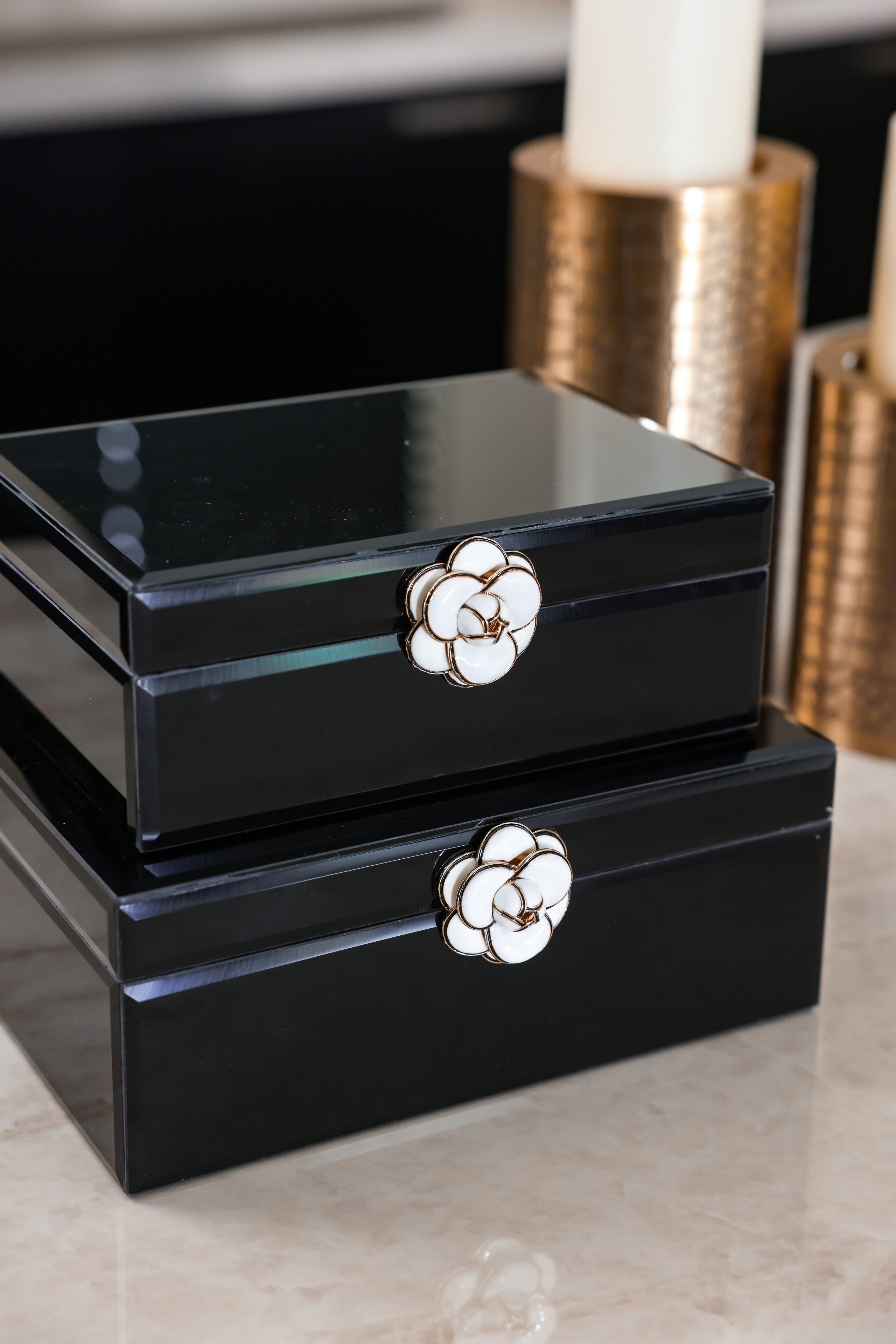 Richmond Interiors Aufbewahrungsbox Vivy black large Aufbewahrungsbox Richmond Interiors