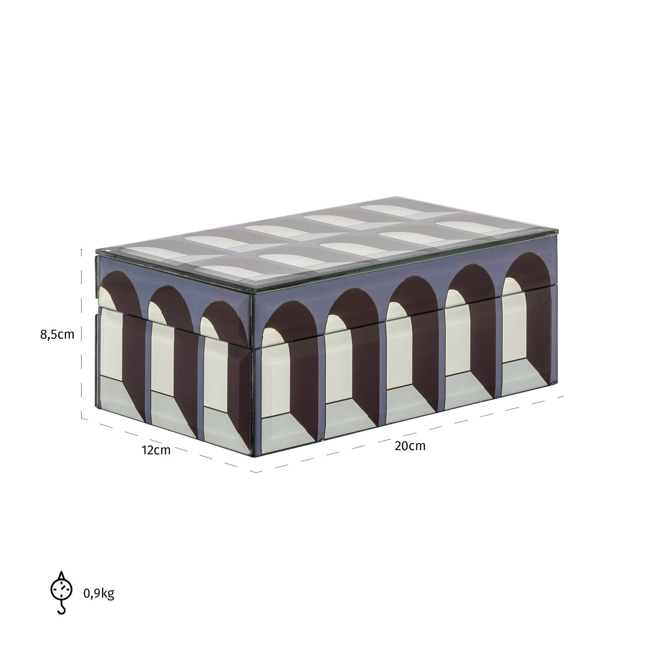 Richmond Interiors Aufbewahrungsbox Vaya black small Aufbewahrungsbox Richmond Interiors