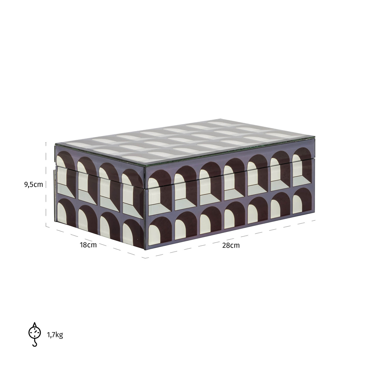 Richmond Interiors Aufbewahrungsbox Vaya black large Aufbewahrungsbox Richmond Interiors
