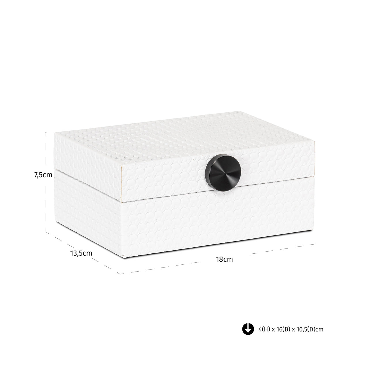 Richmond Interiors Aufbewahrungsbox Myrth white small Aufbewahrungsbox Richmond Interiors